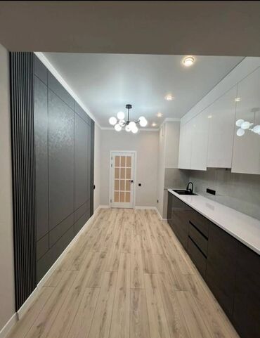 квартира берилет мкр кок жар: 1 комната, 43 м², Элитка, 4 этаж, Евроремонт