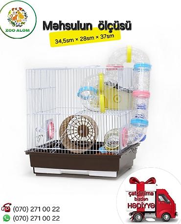 donuz yemi: Xamyak qəfəsi (cunqarik qefesi) Sevdiyiniz heyvanın rahat və təmiz — 3
