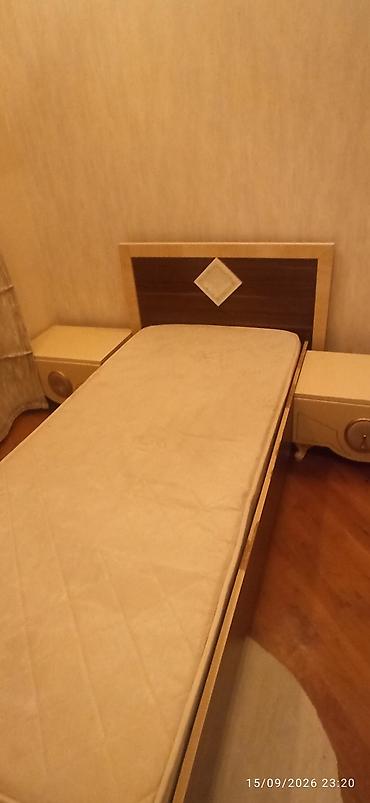 Bir nəfərlik çarpayı və döşək – klassik dizayn - Ölçü: təxmini 90x200 lalafo.az -da Bir nəfərlik çarpayı və döşək – klassik dizayn - Ölçü: təxmini 90x200