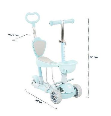 tom macak: KIKKA BOO Trotinet Makani BONBON 4u1 – Candy Blue (Šifra: KKB9) — 8
