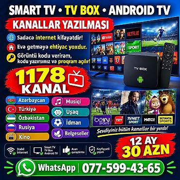 en ucuz android tv box: SMART TV • TV BOX • ANDROID TV üçün “kanallar yazılması” xidməti - — 1