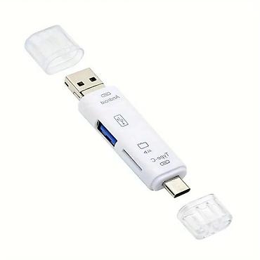 Druga oprema za računare i laptopove: Multifunkcionalni čitač memorijskih kartica USB 2.0 5u1 NOVO — 2