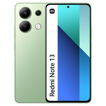 Xiaomi: Xiaomi, Redmi Note 13, Новый, 256 ГБ, цвет - Зеленый, 2 SIM