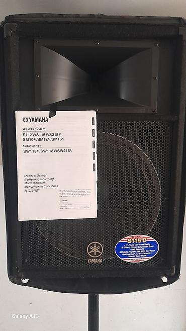 sesucaldan: Dynacord PowerMate 1000/1600 gücləndiricili mikser + Yamaha S115V — 7