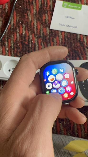 c95 smart saat: Smartbarry C99 Plus ağıllı saat - Böyük rəngli toxunma ekranı — 1