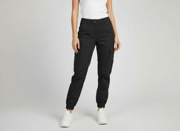lidl spodnie softshell: Bershka, Cargo for women, size S (EU 36)