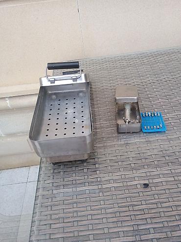 steril sargi paketi: Paslanmayan poladdan hazırlanmış tibbi sterilizator dəsti Tərkibi: - — 5
