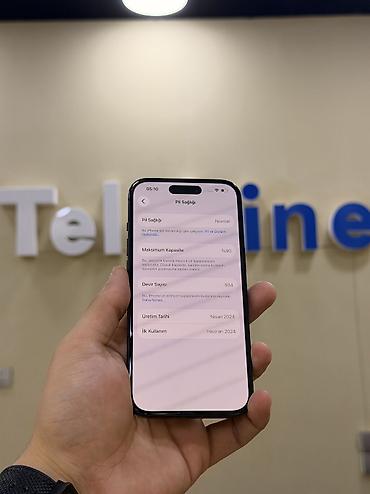 ref iphone satisi: IPhone 15, 128 GB, Black Titanium, Face ID, Zəmanət, Kredit — 5