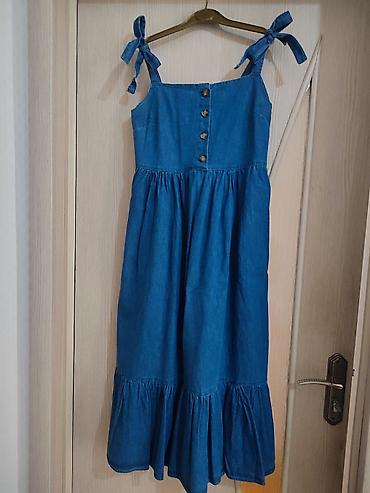 jeans salvar: TEZE!Cins sarafan 60 azn alinib geyinilmeyib. S-M-L — 1
