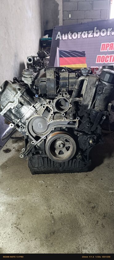 Двигатели, моторы и ГБЦ: Бензиновый мотор Mercedes-Benz 2000 г., 4.3 л, Б/у, Оригинал, Германия