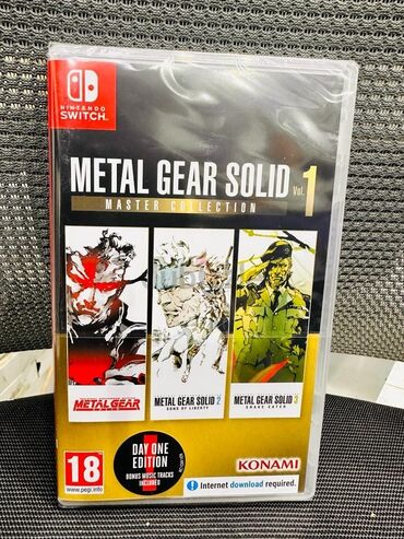 Oyun diskləri və kartricləri: Nintendo switch metal gear solid 1
