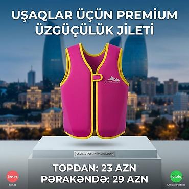 uşaq gəzdirən: Uşaq Üçün Üzmə Jileti (1-7 Yaş)–Topdan 39₼ yox, 41.025641% ENDİRİM ilə — 10