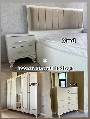 Yataq otağı mebel dəsti Tərkib: - İkinefəlik çarpayı – yumşaq
