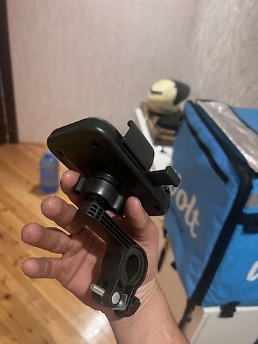 dord goz: Velosiped/Motosiklet üçün telefon tutacağı - Rəng: qara - Sükan — 5