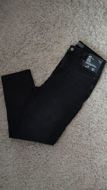 zenske pantalone sa tregerima: 36, 30, Jeans, High rise, Skinny
