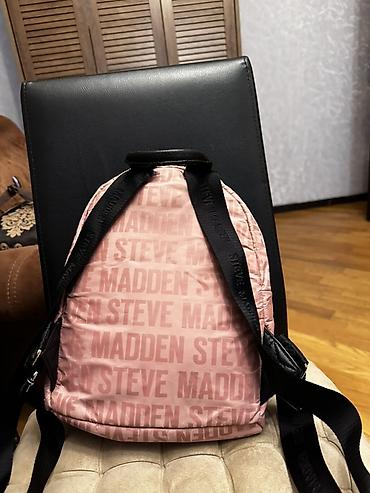 stüssy wallet: Steve Madden mini bel çantası/ryukzak - Rəng: toz-çəhrayı, parlaq — 2