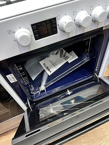 Духовкалар: Газовая плита VESTA с электродуховкой и стеклянной крышкой Основное — 3