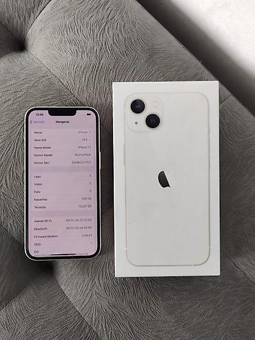 IPhone 13, 128 GB, Ağ, Zəmanət, Kredit, Simsiz şarj — 4