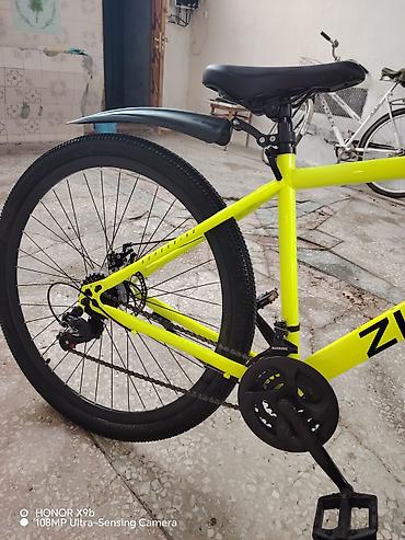 12 dyumlu velosiped: ZIGZAG şəhər/trek velosipedi - Rəng: sarı-yaşıl ombre (çərçivədə — 4