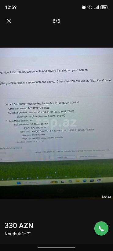 ses dinamikleri: HP EliteBook/ZBook 15u G3 noutbuku Texniki göstəricilər: - Prosessor — 3