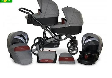happy baby: Əkizlər üçün araba, İşlənmiş, Ünvandan götürmə — 1