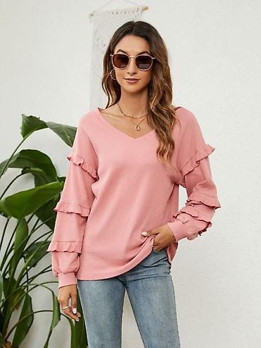 Bluze: Bluze vise modela sa elastinom. Rpza,kajsija,pink,pink,svetlo — 8