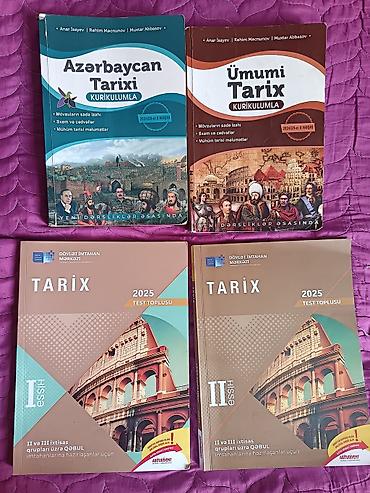 manat: Tarix kitabları ümumi qiyməti 44 manat tək tək isə toplular biri 6 — 1