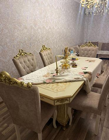 Mebel: Qonaq otağı üçün, İşlənmiş, 8 stul — 1