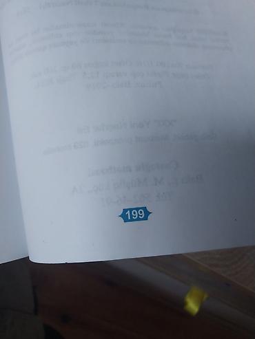 Kitablar və jurnallar: Kitab çox səliqəli haldadır giymət 13 azn kitab 199 səhifədən — 2