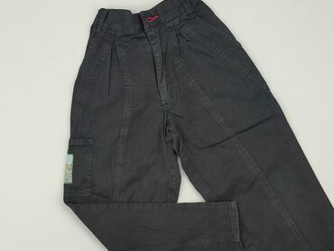 black jeans: Spodnie jeansowe, 4-5 lat, 104/110, stan - Dobry