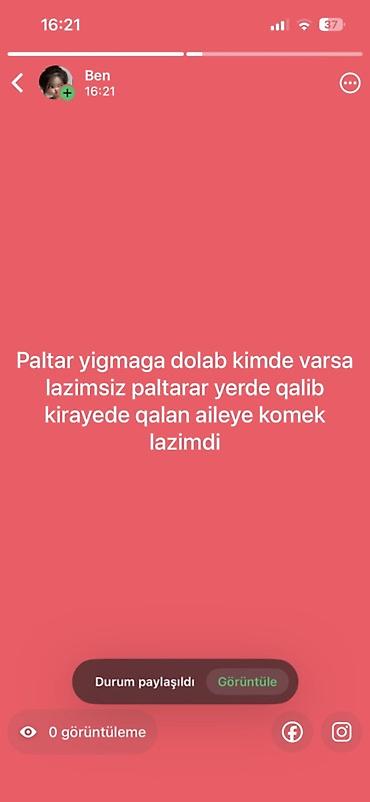 Уборка помещений: Xidmət: Paltar yığımı və dolab yerləşdirmə köməyi Təsvir: - Kirayədə — 1