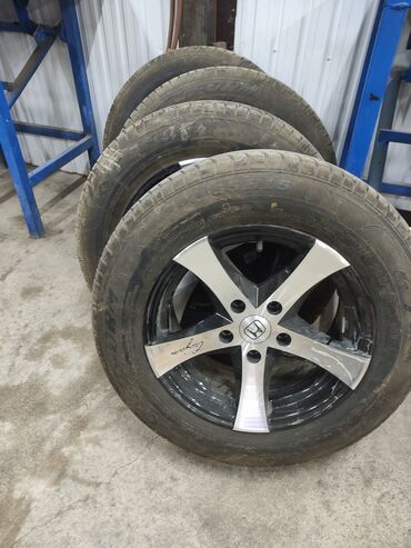 Диски: Литые Диски R 15 Honda, Комплект, Б/у