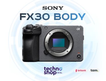 Obyektivlər və filtrləri: Sony FX30 Body Hal - hazırda stockda var ✅ Hörmətli Müştərilər