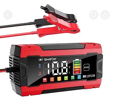 volta vs 1: Ağıllı akkumulyator şarj cihazı – 12V 10A Model: SWT-3830 (qırmızı — 1