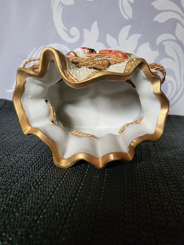 Ostalo posuđe: Korpa nova,vintaz nemacka,kompletan rucni rad. Korpica — 9