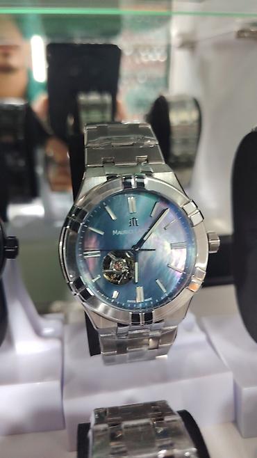 3d saat: Maurice Lacroix Chronograph kişi qol saatları - İsveçrə dizaynı ilə — 8