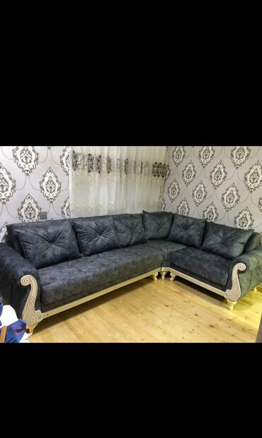 Sifarişlə divanlar: Künc divan, Qonaq otağı üçün, Parça, Bazalı, Açılan, Kitab — 3