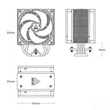 Rashladni sistemi: ARCTIC Freezer 36 CO – kule hladnjak za CPU sa dvostrukim — 15