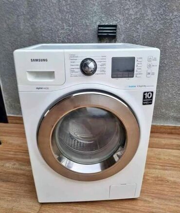 купить стиральную машину бу недорого: Paltaryuyan maşın Samsung, 8 kq, Avtomat, Qurutmasız, Kredit yoxdur