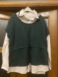 Köynək və bluzalar: Qadın geyimləri – 2 fərqli model 1) Ağ bluz: - Yumşaq, axıcı parça - — 27