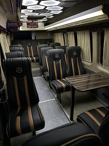 нужные вещи: Mercedes-Benz Sprinter, черный микроавтобус (длинная база, высокий — 6