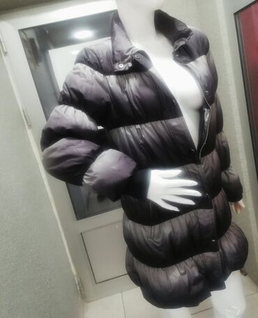 Zimske jakne: Ženska zimska jakna – puffer kroj, siva/anthracite ombre. Boja jakne u — 13