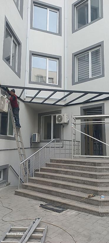 Polikarbonat örtüklü girişüstü talvar – hazırlanma və quraşdırma — 1