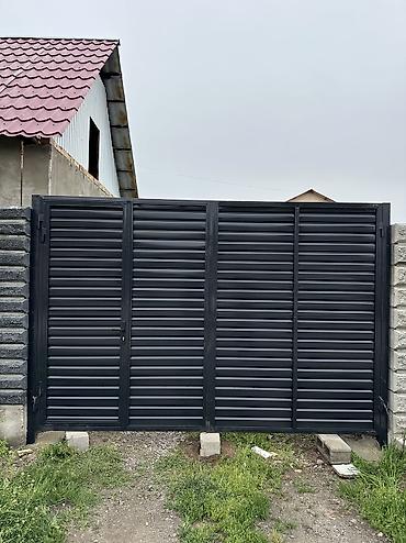 Распашные ворота: Металлические, Механические, Для гаража, Для частного дома, Для склада, Другие особенности, Оптом, Новый, Бесплатная установка — 10