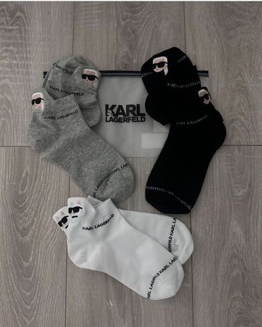 носки адидас: Karl Lagerfeld 
В комплекте 3 пары носков
900 сом
