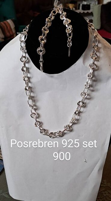Setovi nakita: Cartier, Set: Narukvica, Ogrlica, Materijal: Srebro — 8