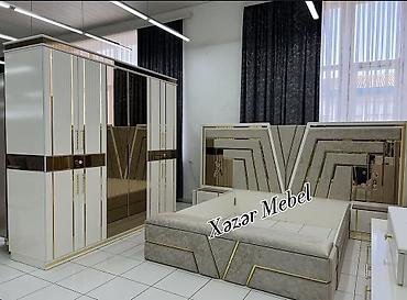 kravat: İkinəfərlik çarpayı, Dolab, Komod, 2 tumba, Azərbaycan, İşlənmiş — 3