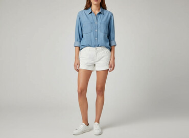 czerwone szorty damskie obcisłe: 7 for all mankind, Шорти жіночі, розмір S