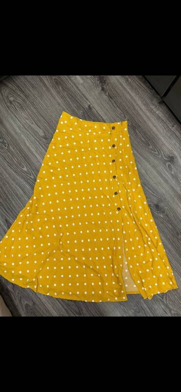 elegantne suknje i kosulje: M (EU 38), Midi, color - Yellow