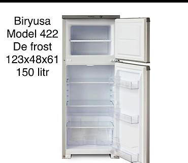 silver soyuducu: Yeni 2 qapılı Biryusa Soyuducu Satılır, rəng - Ağ, Təkərli — 2